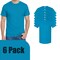 Gildan Sapphire Crewneck Heavy Cotton T-Shirt Bundle for Cricut, Unisex Short Sleeve Blanks for DIY Printing